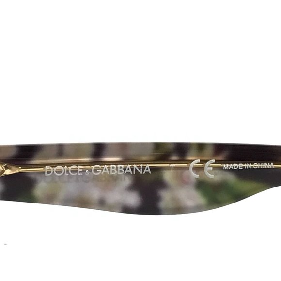 Dolce & Gabbana DG3202 2842 Eyeglasses Frames Black Green Pink Floral 47-15-130 - Picture 10 of 10